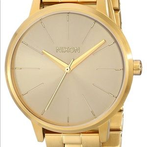Nixon the kensington movin out watch in gold